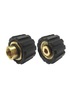 Переходник M22x1,5 гайка -1/4внут, 400bar, латунь (для проф Karcher)